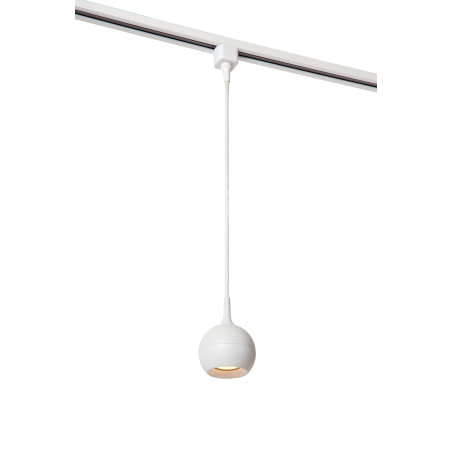 Lucide TRACK FAVORI Suspension - Système de rail monophasé / Éclairage sur rail - 1xGU10 - Blanc (Extension)