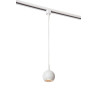 Lucide TRACK FAVORI Suspension - Système de rail monophasé / Éclairage sur rail - 1xGU10 - Blanc (Extension)