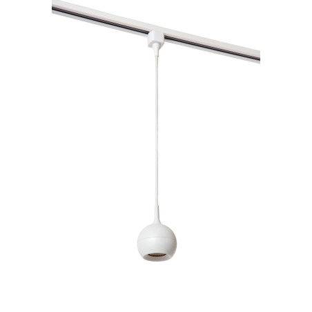 Lucide TRACK FAVORI Suspension - Système de rail monophasé / Éclairage sur rail - 1xGU10 - Blanc (Extension)