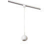Lucide TRACK FAVORI Suspension - Système de rail monophasé / Éclairage sur rail - 1xGU10 - Blanc (Extension)