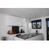 Lucide TRACK FAVORI Suspension - Système de rail monophasé / Éclairage sur rail - 1xGU10 - Blanc (Extension)