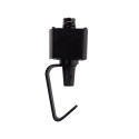 Lucide TRACK Adaptateur de suspension - Système de rail monophasé / Éclairage sur rail - Noir (Extension)