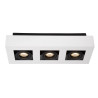 Lucide XIRAX - Spot plafond - LED Dim to warm - GU10 (MR16) - 3x5W 2200K/3000K - Blanc