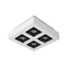 Lucide XIRAX - Spot plafond - LED Dim to warm - GU10 (MR16) - 4x5W 2200K/3000K - Blanc