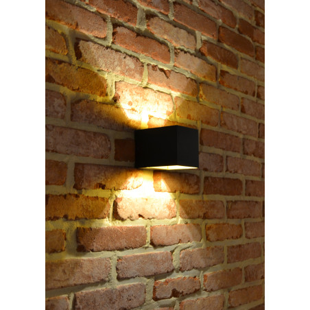 Lucide DEVI - Applique murale - 1xG9 - Noir