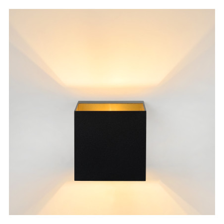 Lucide DEVI - Applique murale - 1xG9 - Noir