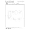 Lucide DEVI - Applique murale - 1xG9 - Noir