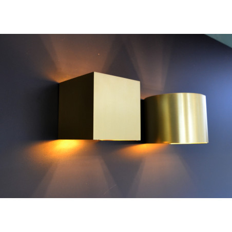Lucide XIO - Applique murale - LED Dim. - G9 - 1x4W 2700K - Angle du faisceau réglable - Or Mat / Laiton