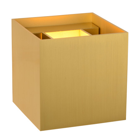 Lucide XIO - Applique murale - LED Dim. - G9 - 1x4W 2700K - Angle du faisceau réglable - Or Mat / Laiton