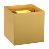 Lucide XIO - Applique murale - LED Dim. - G9 - 1x4W 2700K - Angle du faisceau réglable - Or Mat / Laiton