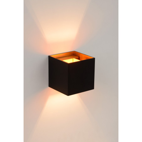 Lucide XIO - Applique murale - LED Dim. - G9 - 1x4W 2700K - Angle du faisceau réglable - Noir