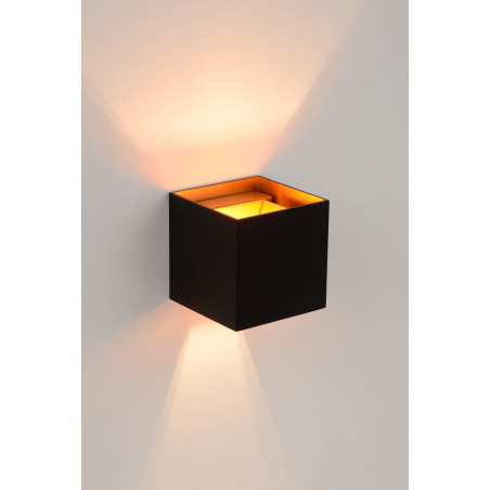 Lucide XIO - Applique murale - LED Dim. - G9 - 1x4W 2700K - Angle du faisceau réglable - Noir