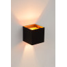 Lucide XIO - Applique murale - LED Dim. - G9 - 1x4W 2700K - Angle du faisceau réglable - Noir
