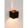 Lucide XIO - Applique murale - LED Dim. - G9 - 1x4W 2700K - Angle du faisceau réglable - Noir
