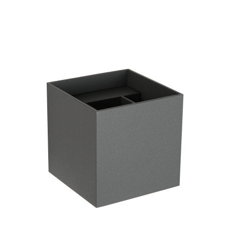Lucide XIO - Applique murale - LED Dim. - G9 - 1x4W 2700K - Angle du faisceau réglable - Gris
