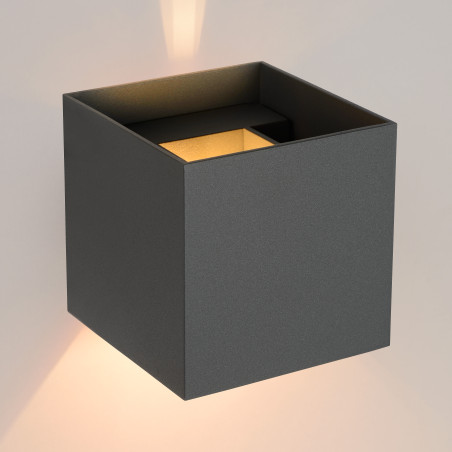 Lucide XIO - Applique murale - LED Dim. - G9 - 1x4W 2700K - Angle du faisceau réglable - Gris
