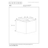 Lucide XIO - Applique murale - LED Dim. - G9 - 1x4W 2700K - Angle du faisceau réglable - Gris