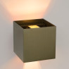 Lucide XIO - Applique murale - LED Dim. - G9 - 1x4W 2700K - Angle du faisceau réglable - Rouille