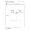 Lucide XIO - Applique murale - LED Dim. - G9 - 1x4W 2700K - Angle du faisceau réglable - Rouille