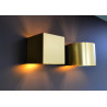 Lucide XIO - Applique murale - LED Dim. - G9 - 1x3,5W 2700K - Angle du faisceau réglable - Or Mat / Laiton