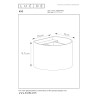 Lucide XIO - Applique murale - LED Dim. - G9 - 1x3,5W 2700K - Angle du faisceau réglable - Or Mat / Laiton