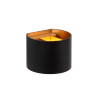 Lucide XIO - Applique murale - LED Dim. - G9 - 1x3,5W 2700K - Angle du faisceau réglable - Noir
