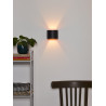 Lucide XIO - Applique murale - LED Dim. - G9 - 1x3,5W 2700K - Angle du faisceau réglable - Noir