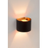Lucide XIO - Applique murale - LED Dim. - G9 - 1x3,5W 2700K - Angle du faisceau réglable - Noir