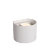 Lucide XIO - Applique murale - LED Dim. - G9 - 1x3,5W 2700K - Angle du faisceau réglable - Blanc