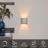 Lucide XIO - Applique murale - LED Dim. - G9 - 1x3,5W 2700K - Angle du faisceau réglable - Blanc