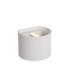 Lucide XIO - Applique murale - LED Dim. - G9 - 1x3,5W 2700K - Angle du faisceau réglable - Blanc
