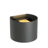 Lucide XIO - Applique murale - LED Dim. - G9 - 1x3,5W 2700K - Angle du faisceau réglable - Gris