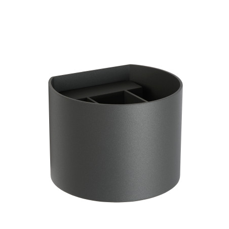 Lucide XIO - Applique murale - LED Dim. - G9 - 1x3,5W 2700K - Angle du faisceau réglable - Gris