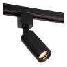 Lucide TRACK RITMO Spot sur rail - Système de rail monophasé / Éclairage sur rail - 1xGU10/MR11 - Noir (Extension)