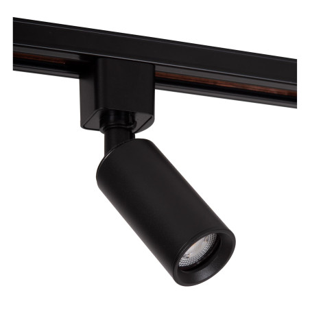 Lucide TRACK RITMO Spot sur rail - Système de rail monophasé / Éclairage sur rail - 1xGU10/MR11 - Noir (Extension)