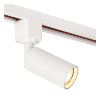 Lucide TRACK RITMO Spot sur rail - Système de rail monophasé / Éclairage sur rail - 1xGU10/MR11 - Blanc (Extension)