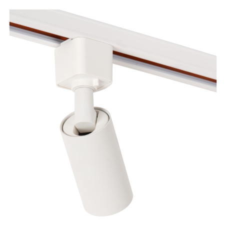 Lucide TRACK RITMO Spot sur rail - Système de rail monophasé / Éclairage sur rail - 1xGU10/MR11 - Blanc (Extension)
