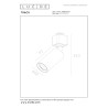 Lucide TRACK RITMO Spot sur rail - Système de rail monophasé / Éclairage sur rail - 1xGU10/MR11 - Blanc (Extension)