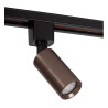 Lucide TRACK RITMO Spot sur rail - Système de rail monophasé / Éclairage sur rail - 1xGU10/MR11 - Café (Extension)