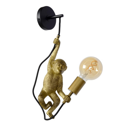 Lucide EXTRAVAGANZA CHIMP - Applique murale - 1xE27 - Noir