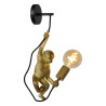 Lucide EXTRAVAGANZA CHIMP - Applique murale - 1xE27 - Noir