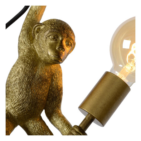 Lucide EXTRAVAGANZA CHIMP - Applique murale - 1xE27 - Noir