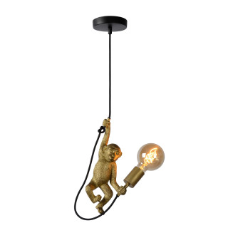 Lucide EXTRAVAGANZA CHIMP - Suspension - Ø 17,6 cm - 1xE27 - Noir
