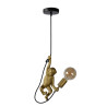 Lucide EXTRAVAGANZA CHIMP - Suspension - Ø 17,6 cm - 1xE27 - Noir
