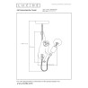 Lucide EXTRAVAGANZA CHIMP - Suspension - Ø 17,6 cm - 1xE27 - Noir