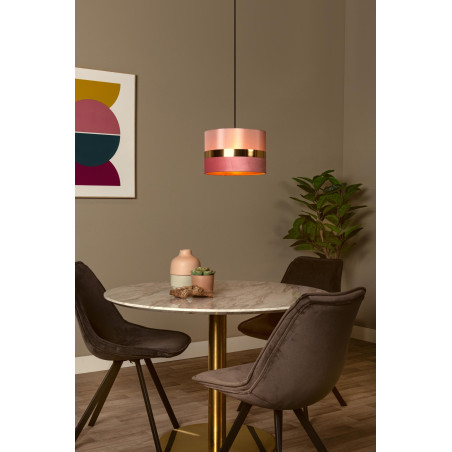 Lucide EXTRAVAGANZA TUSSE - Suspension - Ø 30 cm - 1xE27 - Rose