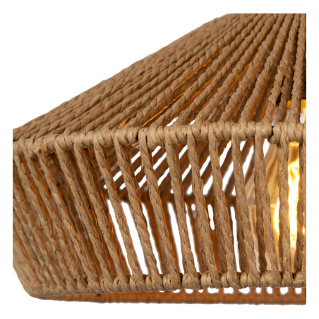 Lucide YUNKAI - Suspension - Ø 60 cm - 3xE27 - Naturel