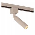 Lucide TRACK KEONI Spot sur rail - Système de rail monophasé / Éclairage sur rail - 1xG9 - Taupe(Extension)
