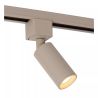 Lucide TRACK RITMO Spot sur rail - Système de rail monophasé / Éclairage sur rail - 1xGU10/MR11 - Taupe (Extension)