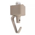 Lucide TRACK Adaptateur de suspension - Système de rail monophasé / Éclairage sur rail - Taupe(Extension)